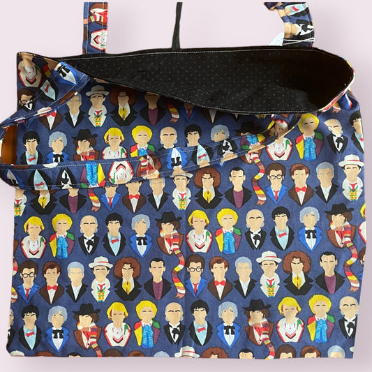 Dr Who reusable/ reversible tote