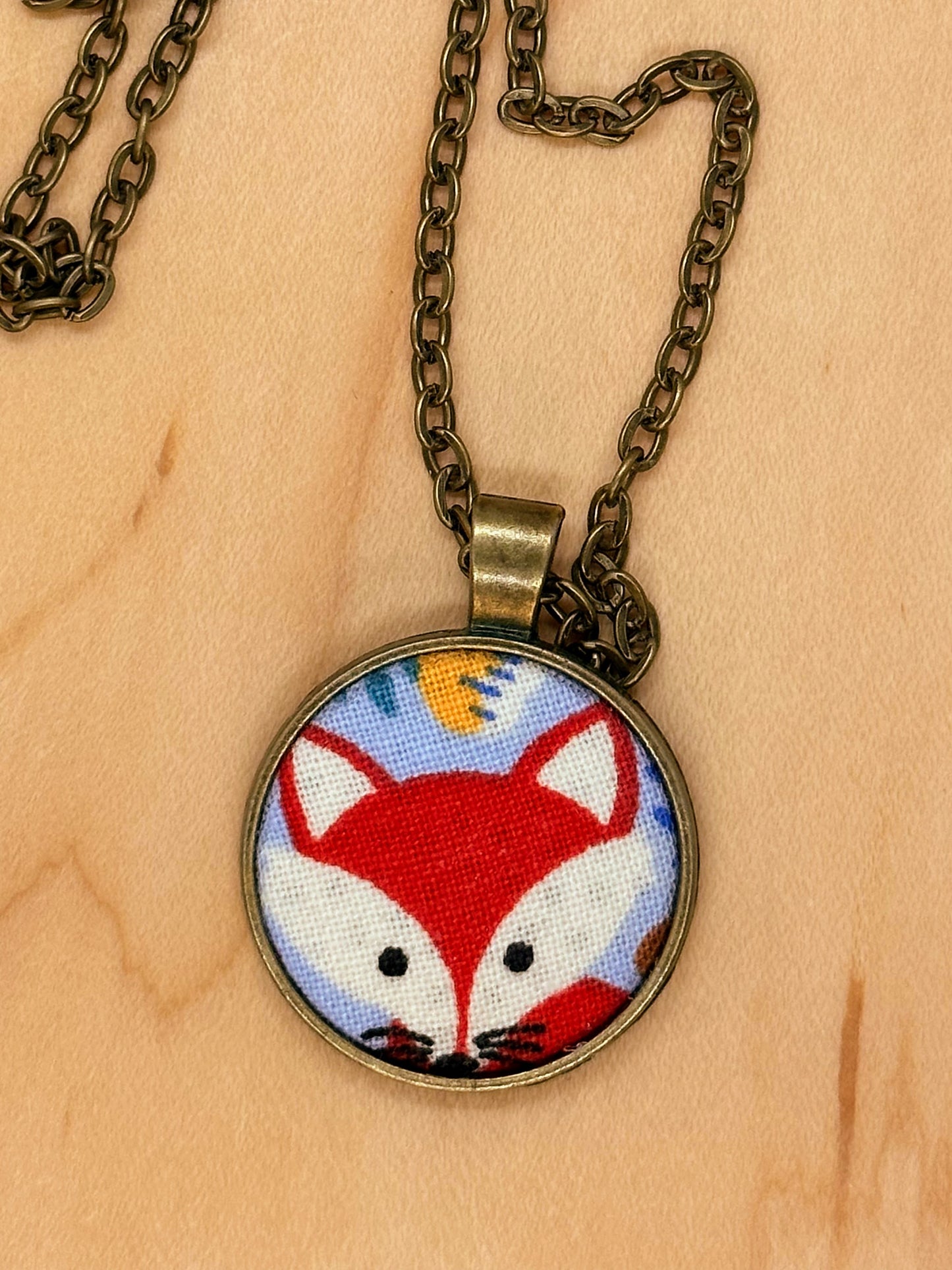 Red fox necklace