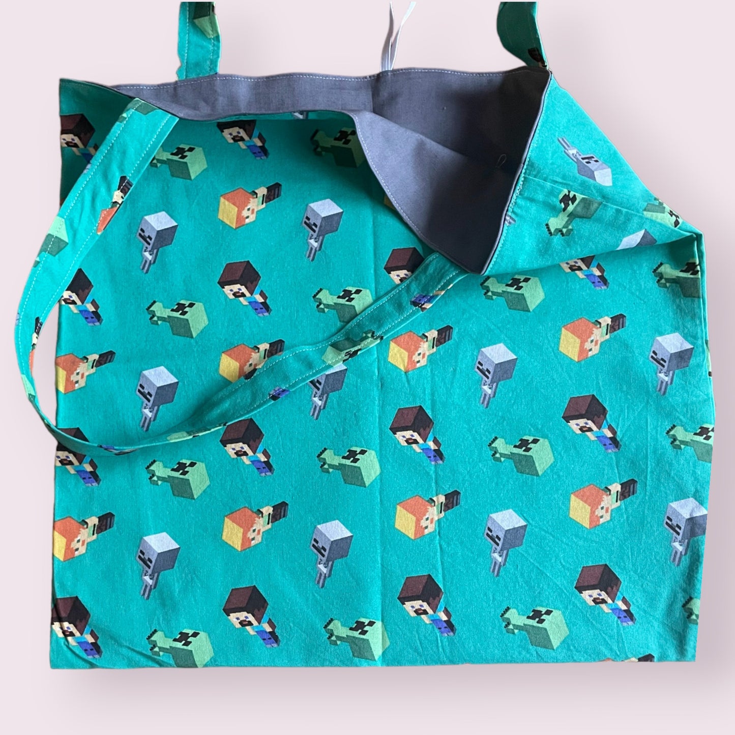 Minecraft reusable/ reversible tote