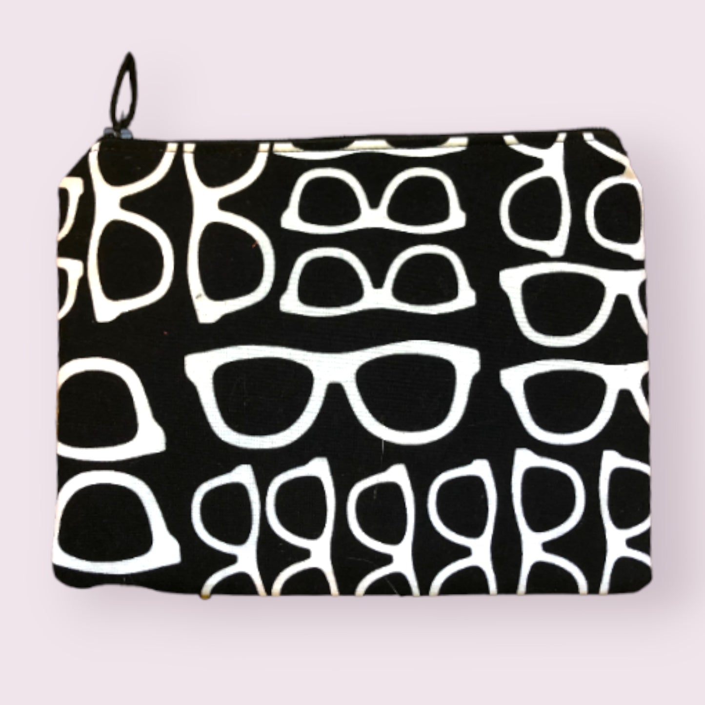 secretary glasses zippered pouch