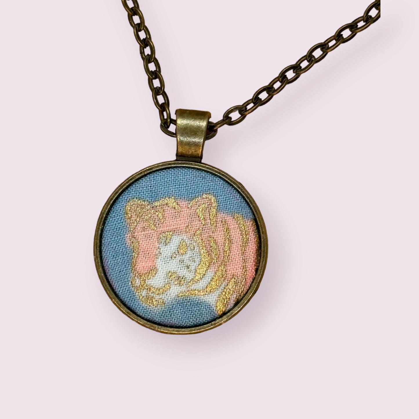 Golden tiger necklace